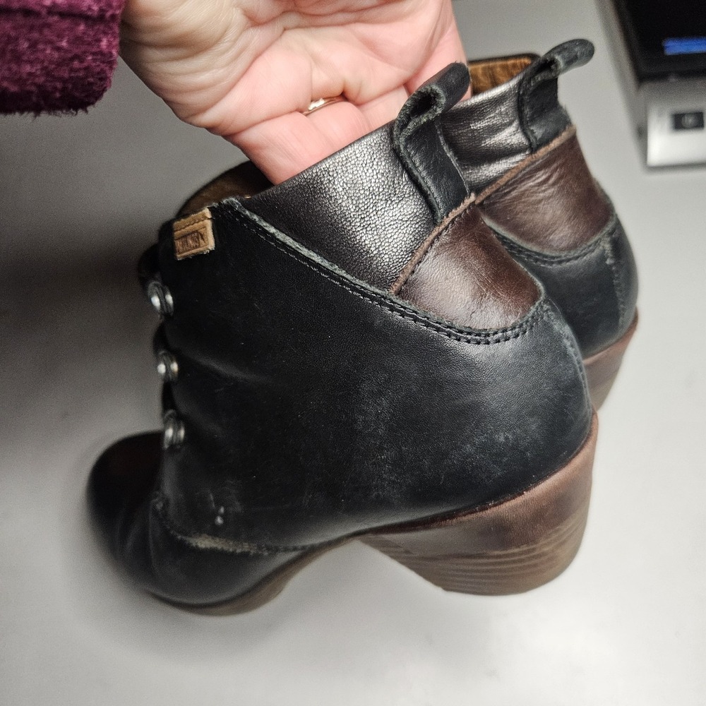 Pikolinos Womens Booties Rotterdam Strap Leather Ankle Boots‎ Victorian - Picture 5 of 14